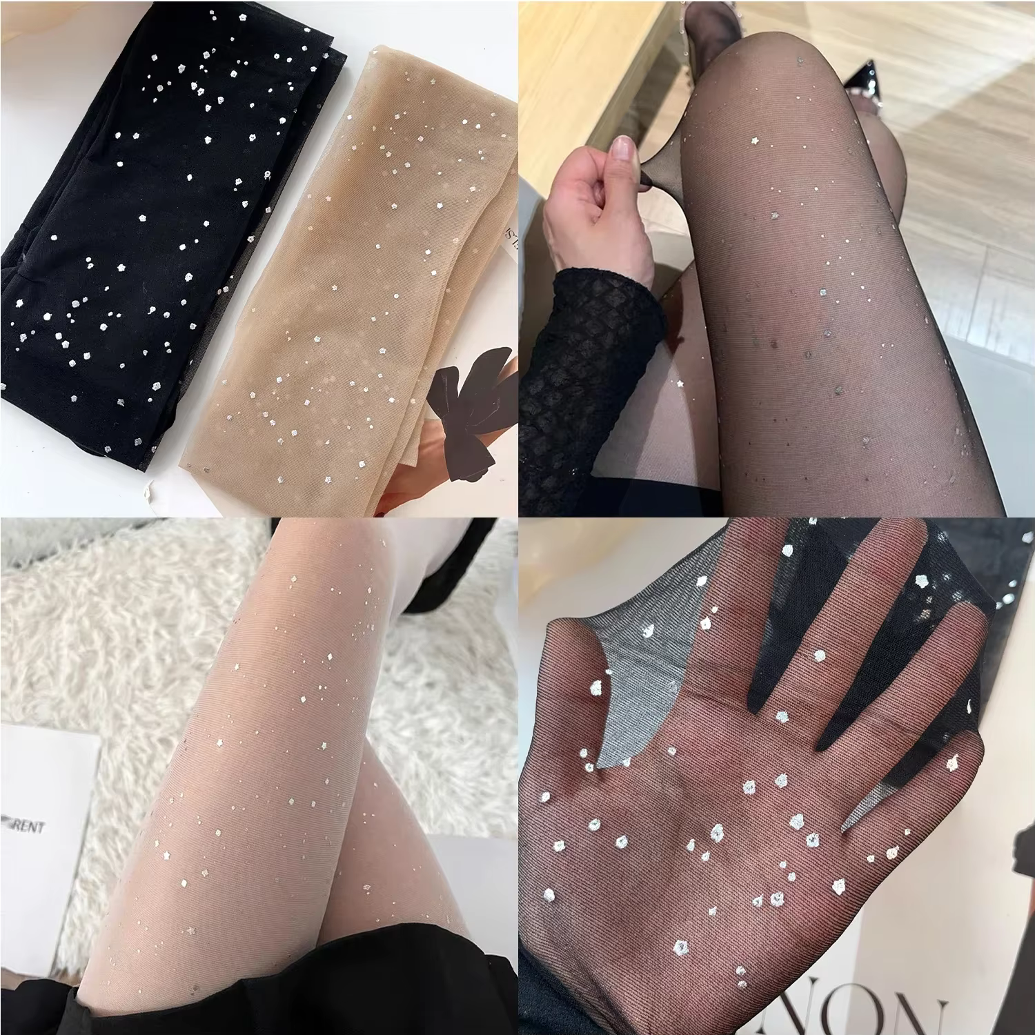 Collants scintillants galaxie scintillante
