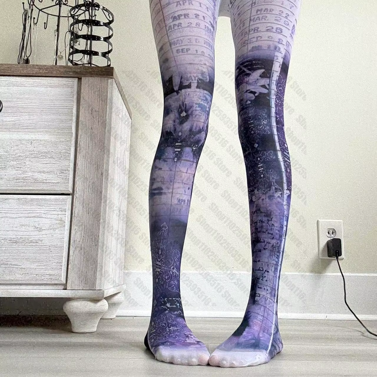 Collants Y2k gothique Lolita Harajuku