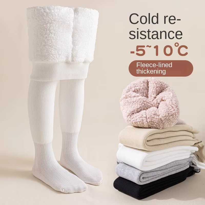 Collants d'hiver pour filles, épais et décontractés, en coton, pour bébés filles, garde au chaud, serrés pour enfants de 0 à 8 ans