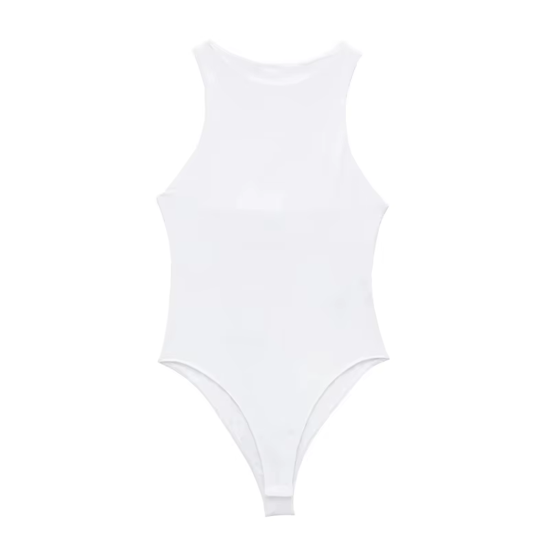 MUJER Body blanc femmes noir Sexy