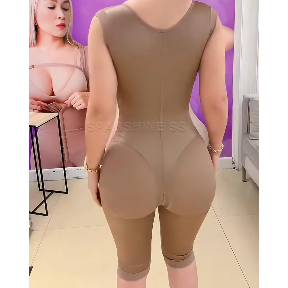 Fajas colombiennes sablier Shaper Body minceur Shapewear ventre contrôle Corset taille formateur corps complet sans manches pour les femmes