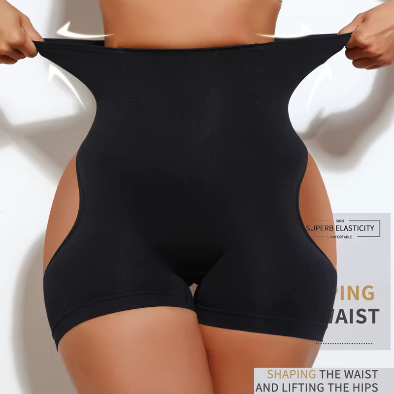 Femmes taille haute façonnage contrôle culotte bout