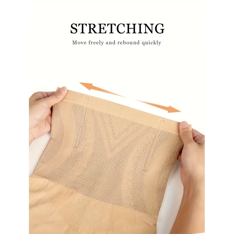 1 pièce Culotte sans couture taille haute pour femme