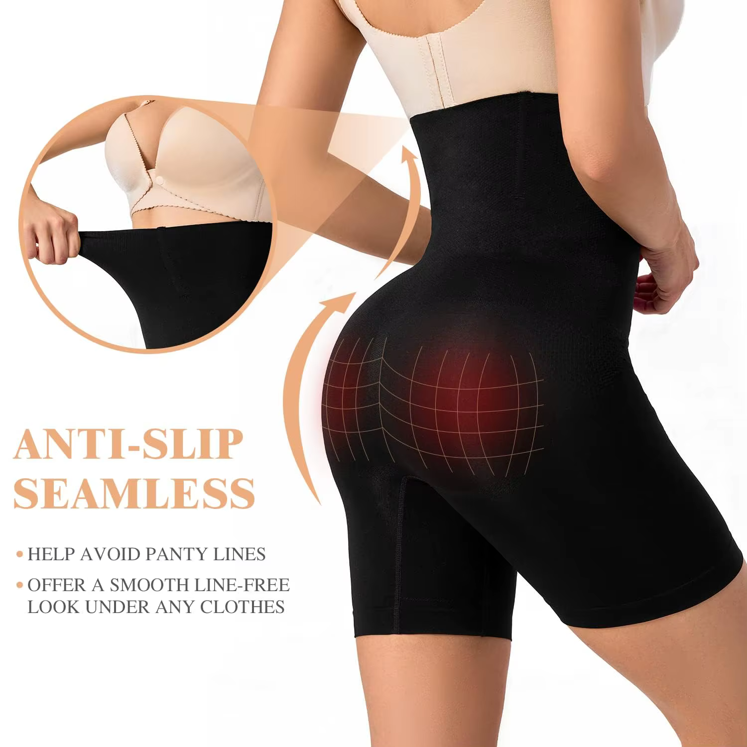Culotte d'Entraînement Taille Haute pour Femme
