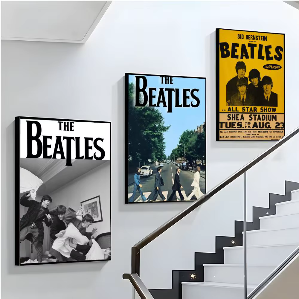 Affiche de groupe de Rock The B-Beatles-S