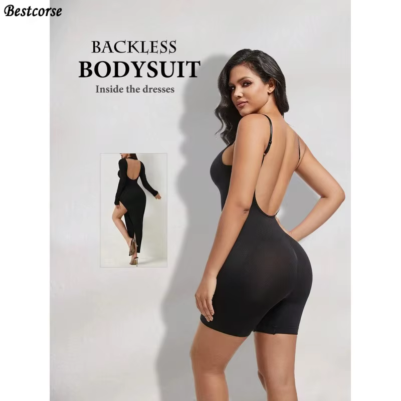 Body sculptant sans couture pour robe dos nu