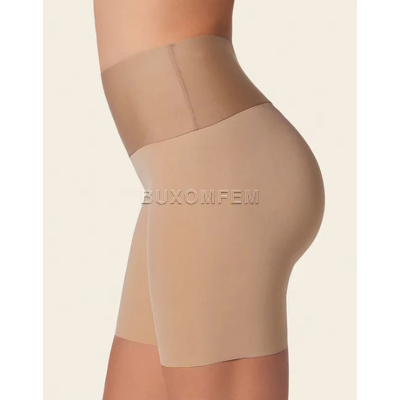 Short de mise en forme abdominale taille haute