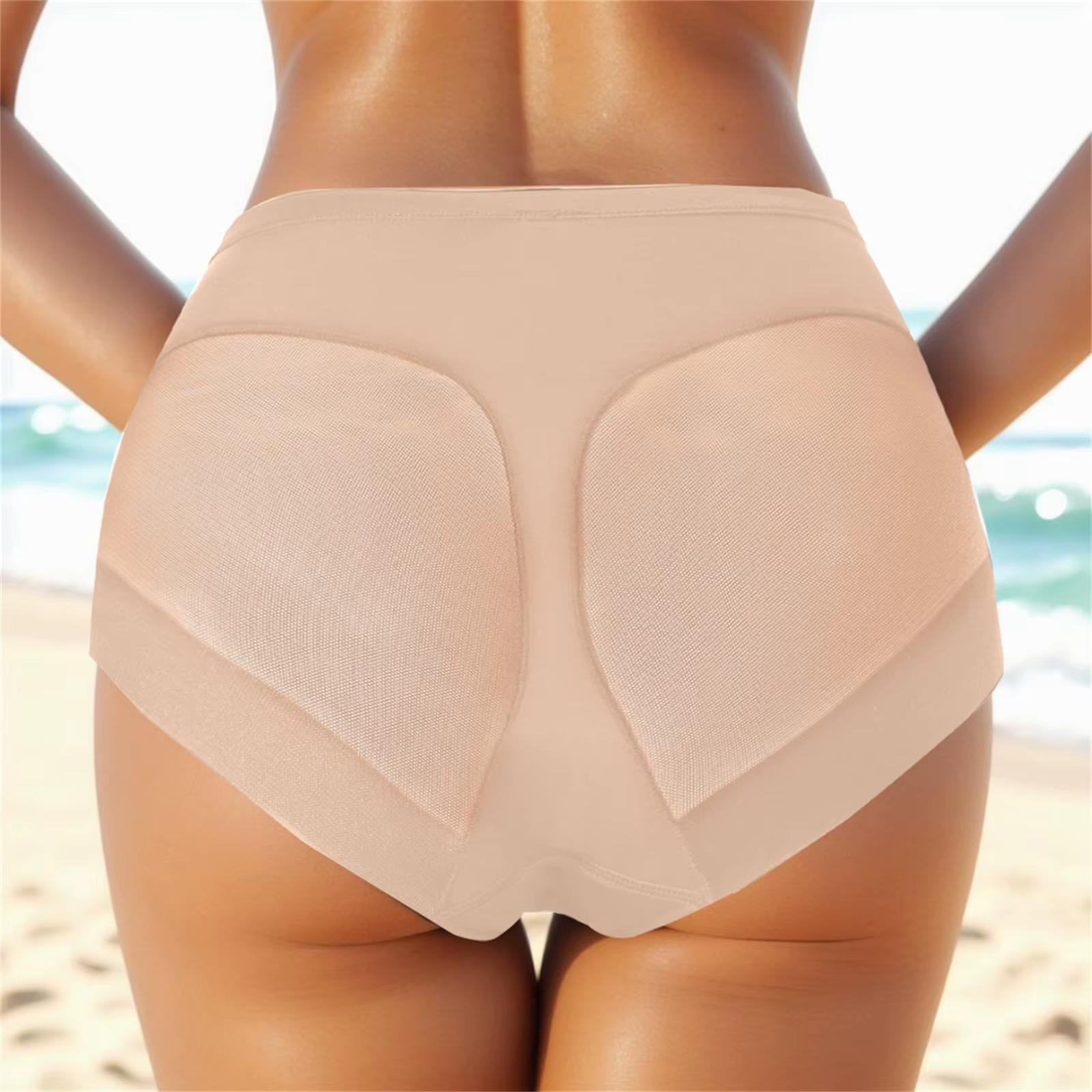 Femmes minceur sans couture culottes taille haute ventre contrôle slips femme formateur façonnage caleçon bout