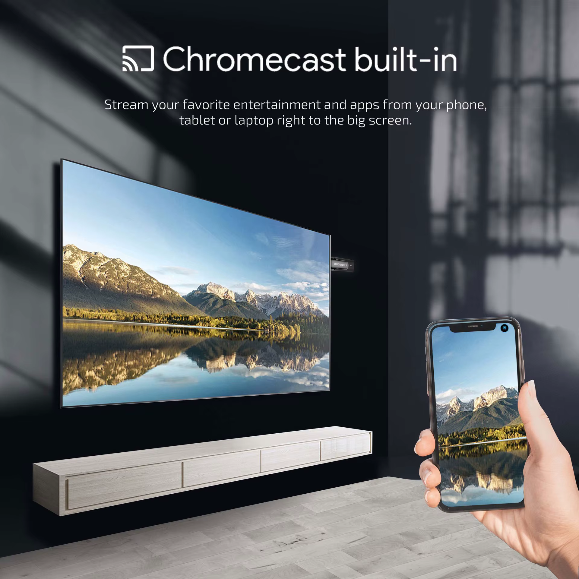 Clé TV intelligente, clé TV Android, quadricœur, WiFi 2,4G et 5G, clé TV de streaming, lecteur multimédia vidéo 4K, clé TV Android