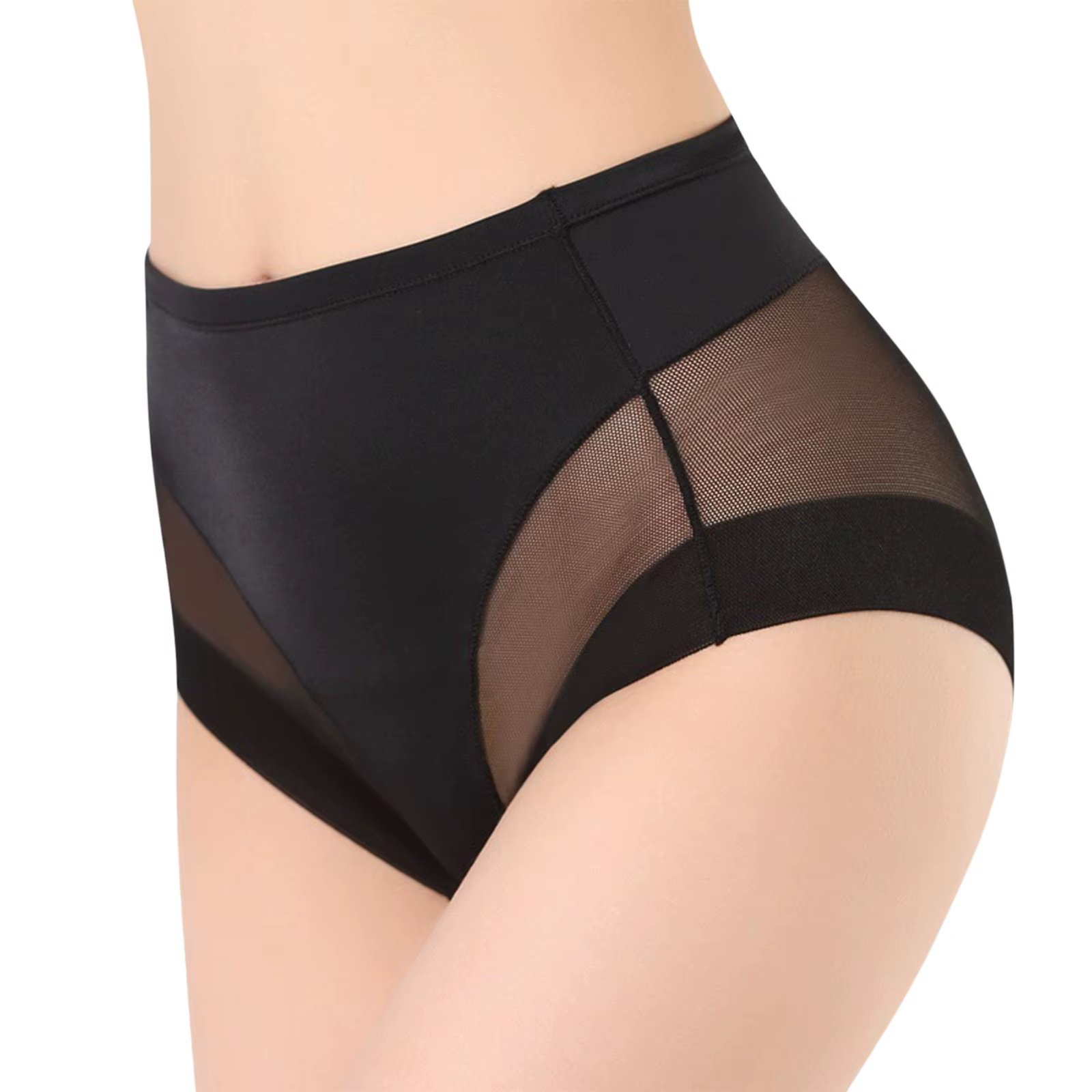 Femmes minceur sans couture culottes taille haute ventre contrôle slips femme formateur façonnage caleçon bout