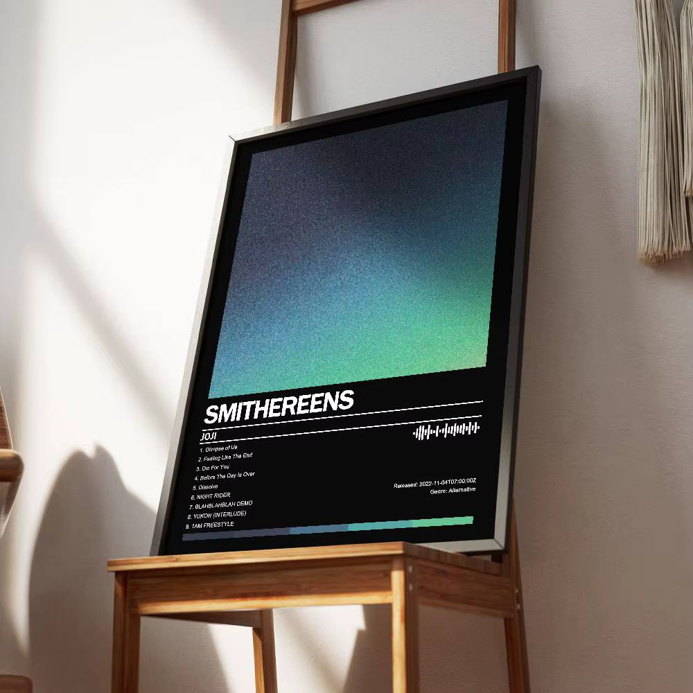 Joji – affiche d'album, couverture artistique, chansons, musique, rap, autocollant mural en papier imperméable pour décoration de salon et de maison