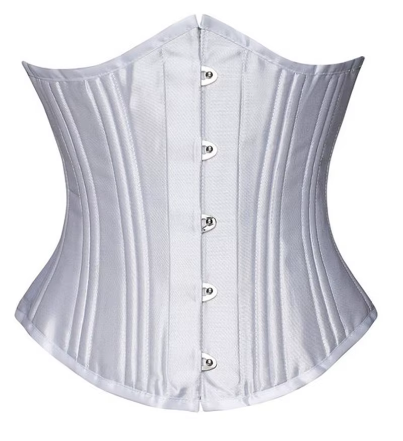 XS à 6XL sous le buste Corset 24 acier désossé corps Shaper gothique Sexy femmes