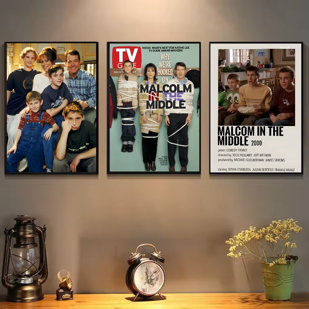 Affiche m-malcolm au milieu, art HD, mur collant, imperméable, pour la maison, salon, chambre à coucher, bar, décoration esthétique