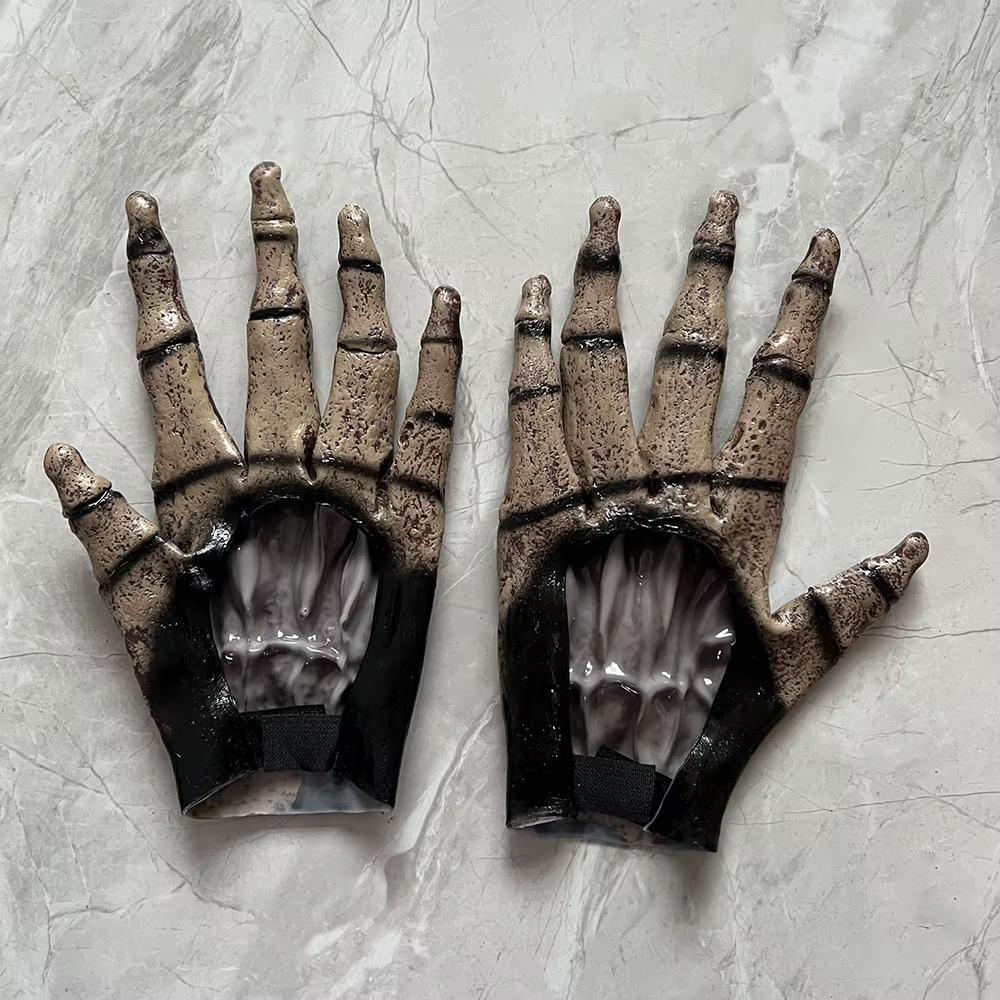 Gants de Loup-Garou pour Halloween, Cosplay, Griffe de Loup Effrayant, Bête, Costumes de ix, Accessoires de Masquage, Accessoires Tim ade, Robe de Barrage Vintage