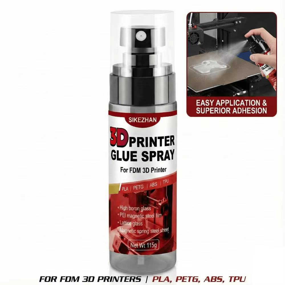 Colle pour imprimante 3D Premium (115g) - Adhésif anti-plafond pour PLA, ABS, PETG, TPU - Forte liaison et libération facile par SIKEZHAN