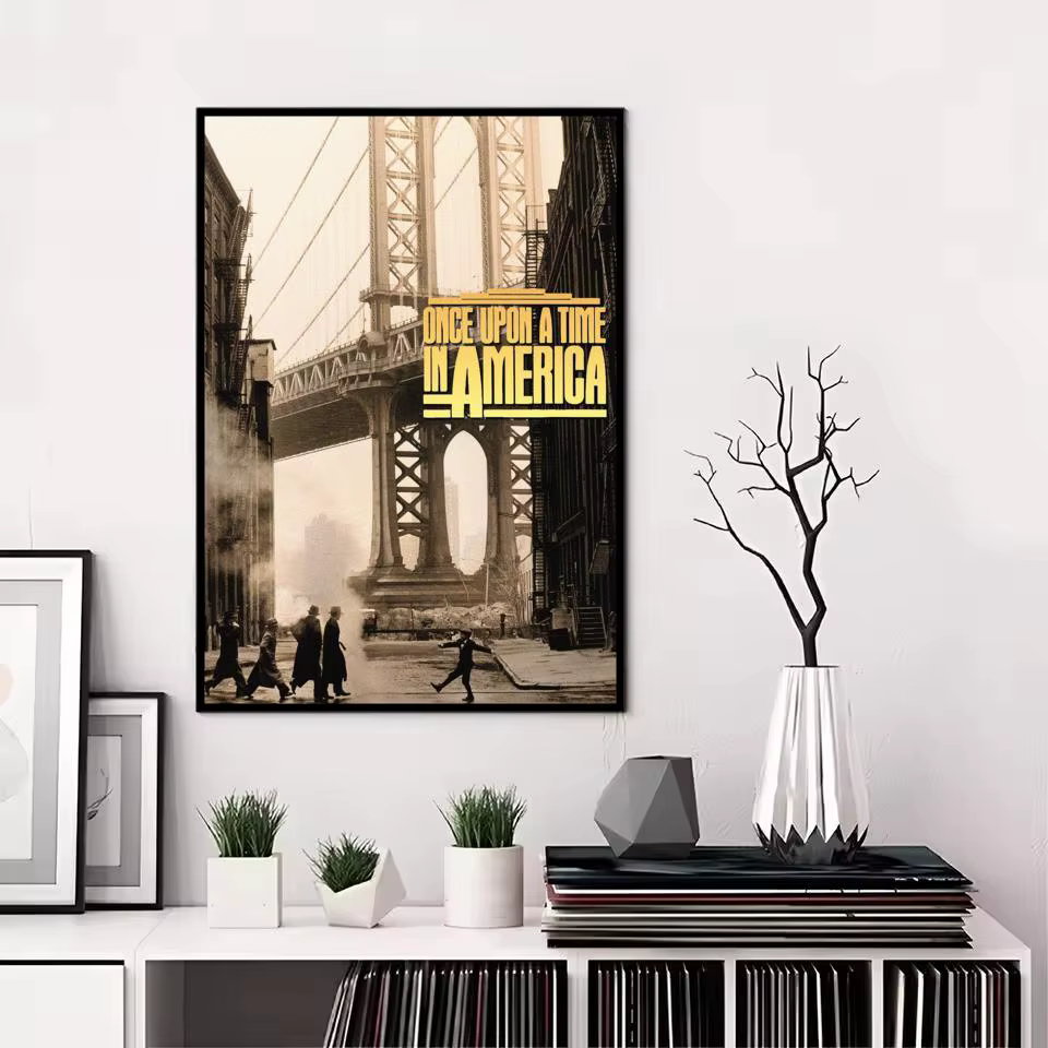 Affiche du film Il était une fois en amérique, impression HD, toile murale personnalisée, Photos d'art pour salon, décoration de maison, Durable