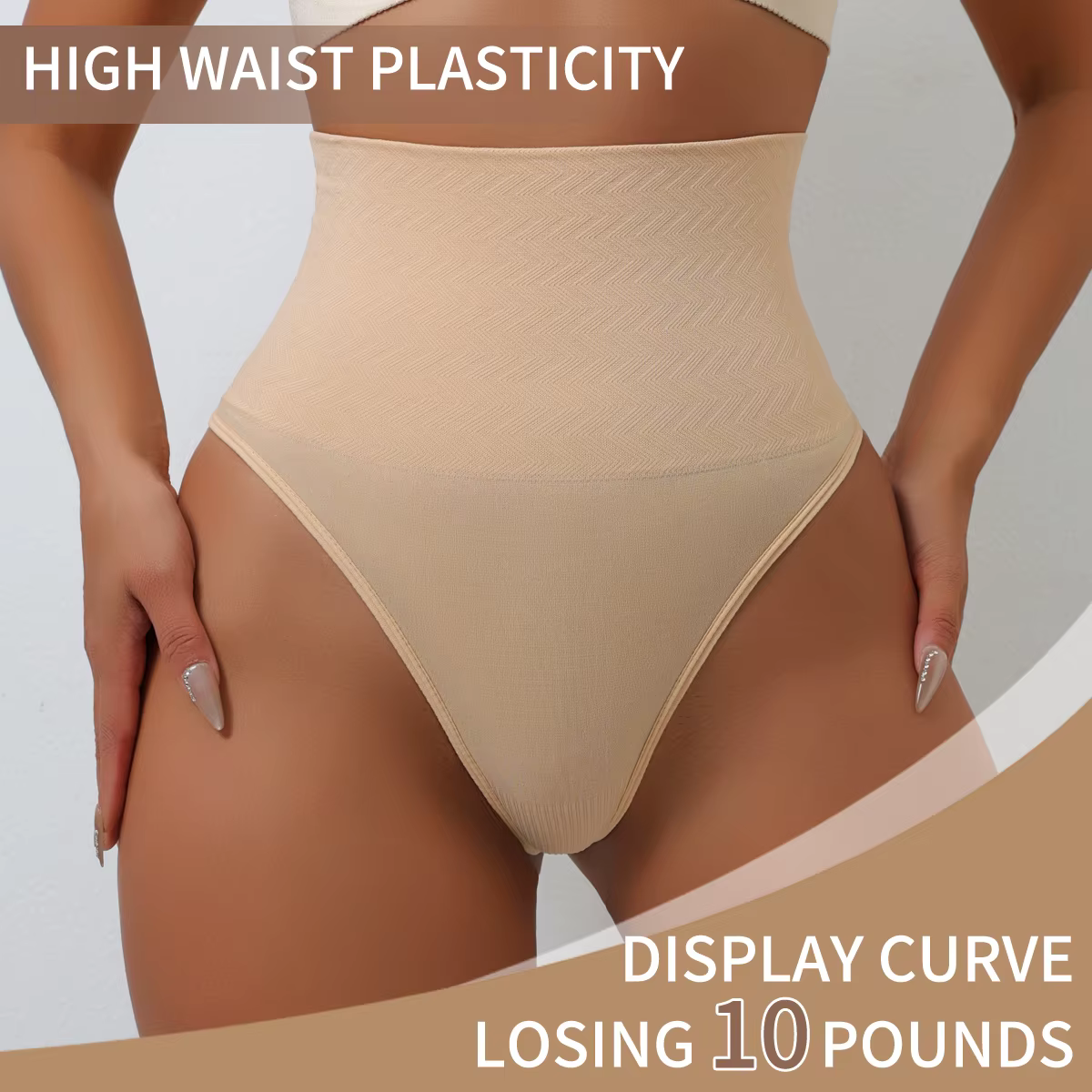 UBAU 2025 taille haute tongs sans couture femmes culottes string Lingerie ventre contrôle façonnage ceinture Shaper sous-vêtements
