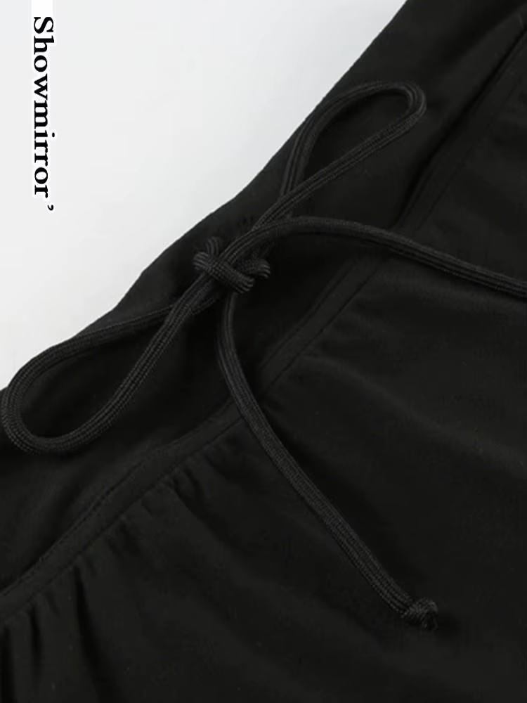 Slim solide jupes moulantes chemises mignonnes décontracté taille basse Super Mini