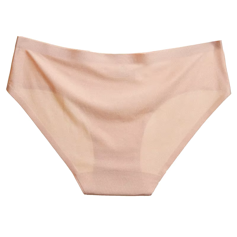 Culotte femme Sexy solide sans couture sous-vêtements féminins taille basse élasticité slips respirants pour dames caleçons doux Lingerie