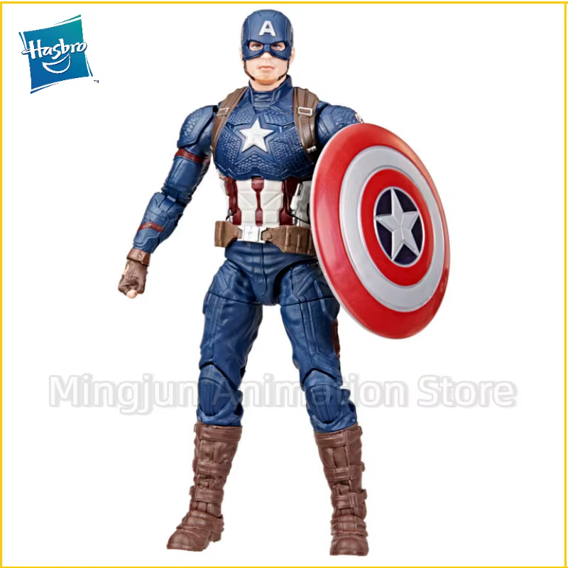 Hasbro Marvel Legends Avengers Endgame Captain America, figurine articulée, collection parfaite et cadeau d'anniversaire