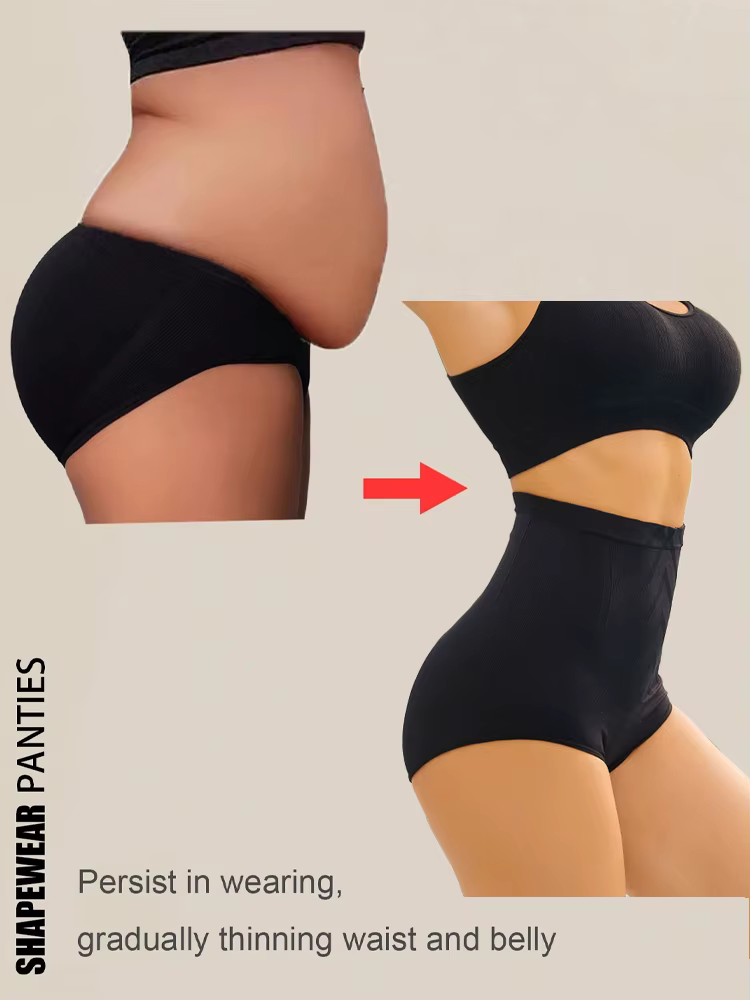 Culotte façonnante taille haute sans couture pour femmes