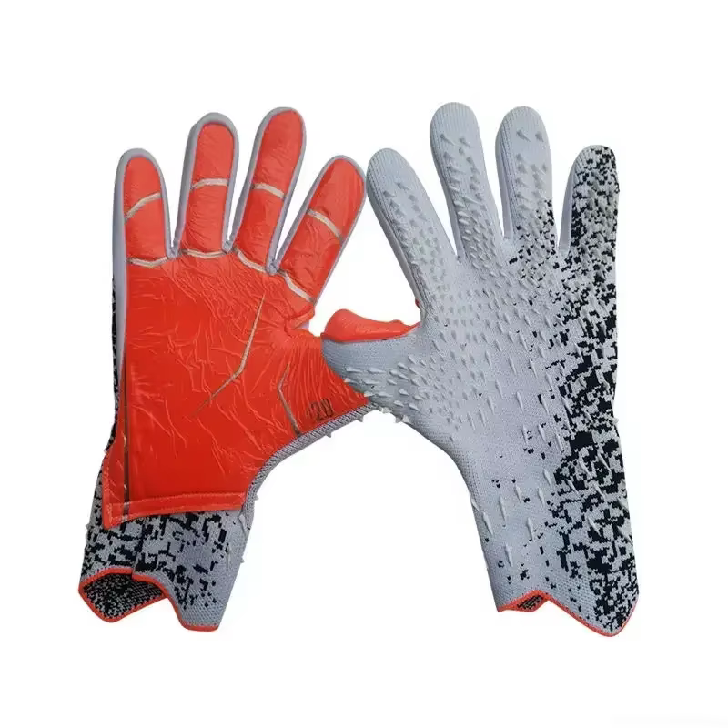 Gants de gardien de but à forte adhérence pour gants de gardien de but de football avec taille 6/7/8/9/10 gants de football pour enfants jeunes et adultes