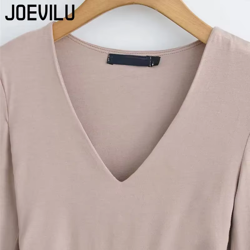 Body Sexy à manches longues pour femmes, chemise à col en v, bas, Yoga, gymnastique, une pièce, tenue de Festival Rave, Lingerie de Club