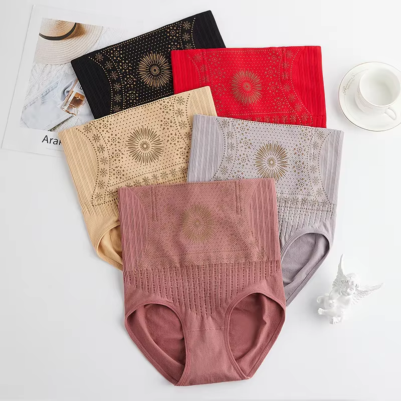 Culotte gainante taille haute sans couture pour femme