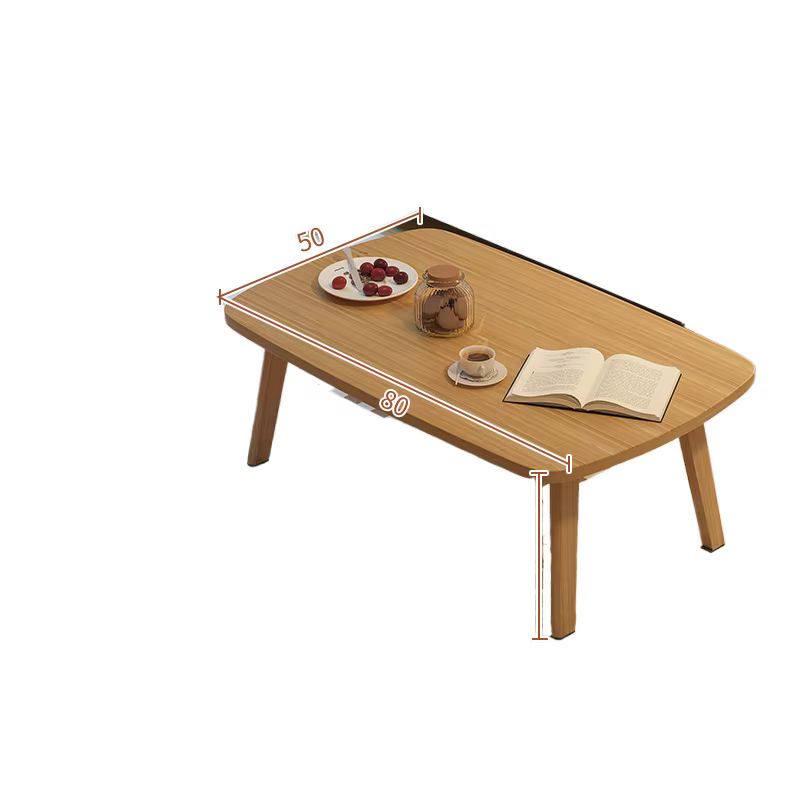 Table basse pliable en bois massif, bureau multifonctionnel peu encombrant pour petit appartement, Table de cuisine moderne minimaliste