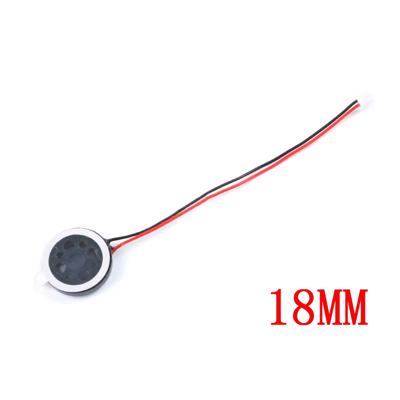 Haut-parleur rond 8 Ohm 1W, petit haut-parleur audio pour téléphone portable, 15mm, 18mm, 20mm