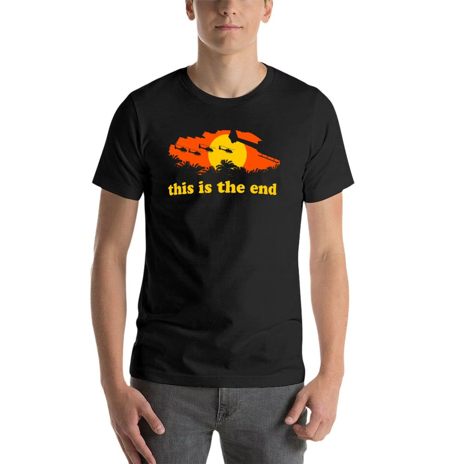 T-shirt en coton Apocalypse Now pour hommes, This is the End, Graphic, Scopic, Sublime, Anime Figures, Vintage