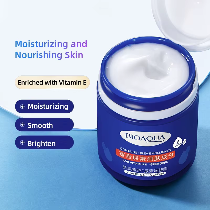Crème hydratante à l'urée 170G/bouteille, crème pour les mains, crème pour les pieds, lotion pour le corps, formulée avec de la glycérine, de la vitamine E et d'autres ingrédients, hydrate en profonde