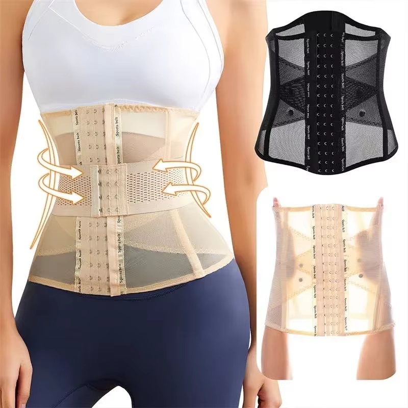 Invisible Double ceinture Corset été façonnage sous-vêtements minceur gaine femme ventre plat taille formateur corps Shaper Shapewear femmes