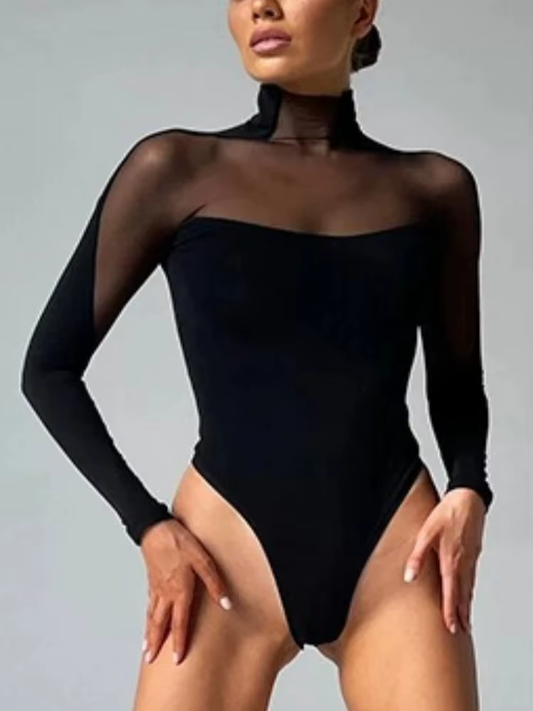 Body épissage en maille transparente