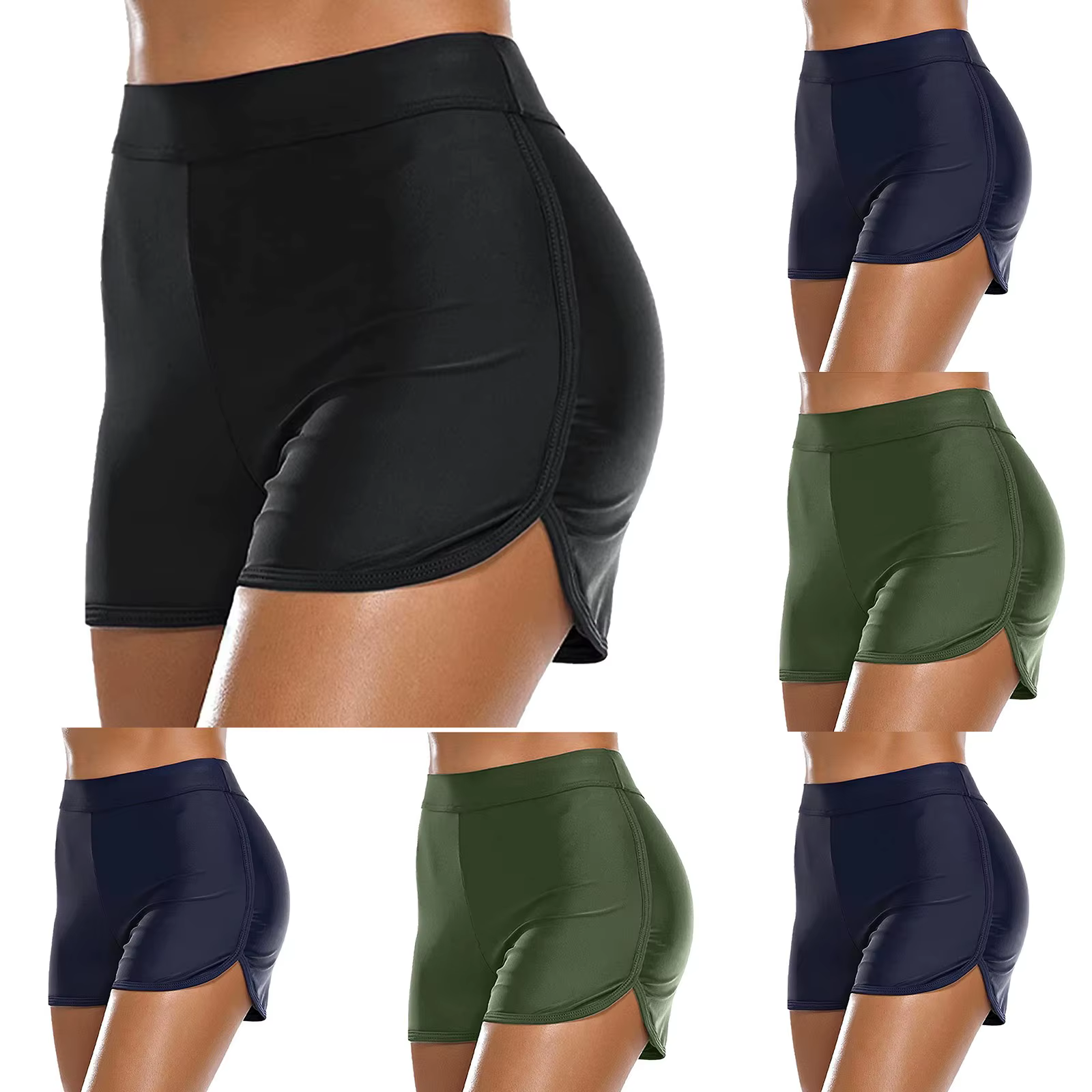 Short de bain femme taille haute conseil maillot