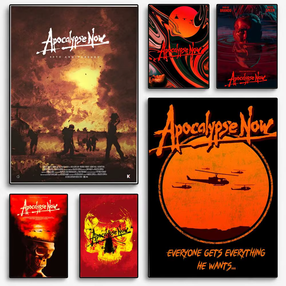 Affiche de film classique Apocalypse Now, décoration intérieure pour la maison, impression d'art mural, affiches de garage, cadeau