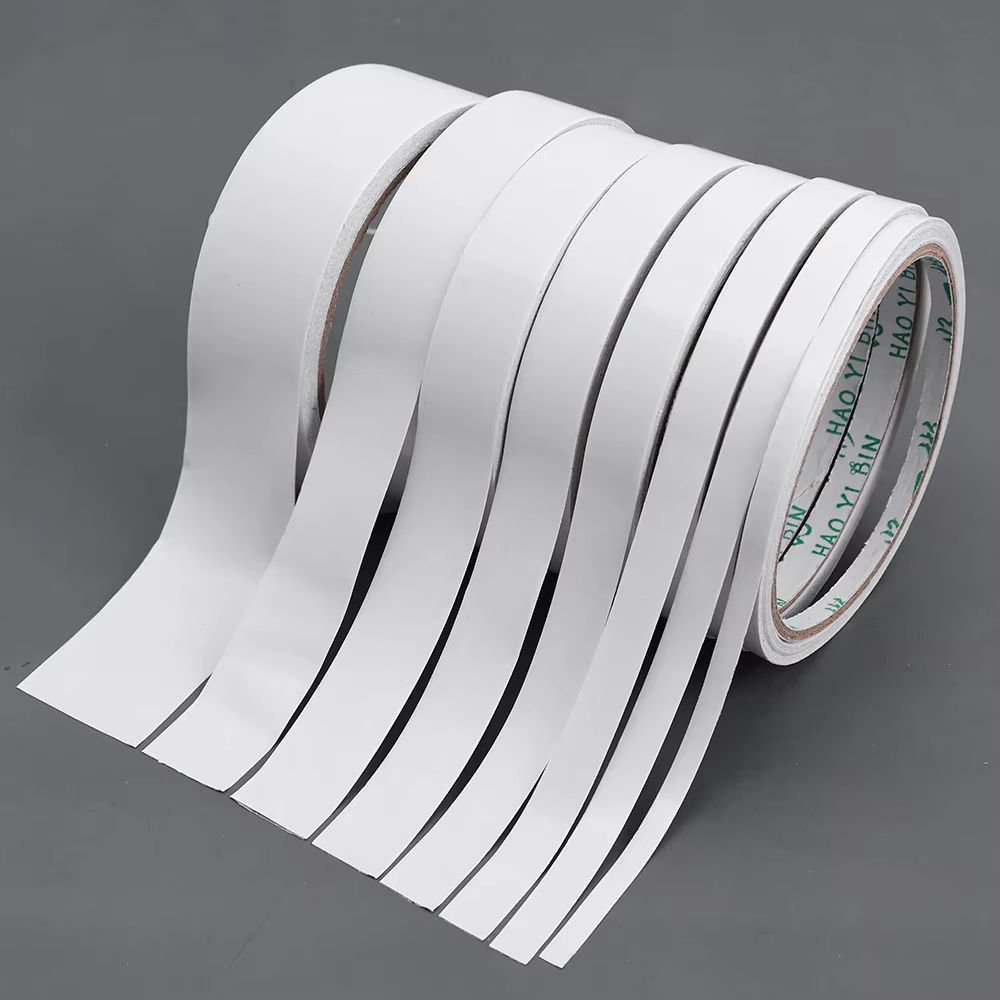 Ruban adhésif Double face blanc, 8m, colle Super forte, fait en papier pour le montage du tampon de fixation, papier collant, fournitures de bureau