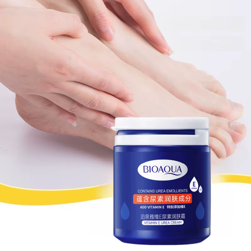 Crème hydratante à l'urée 170G/bouteille, crème pour les mains, crème pour les pieds, lotion pour le corps, formulée avec de la glycérine, de la vitamine E et d'autres ingrédients, hydrate en profonde