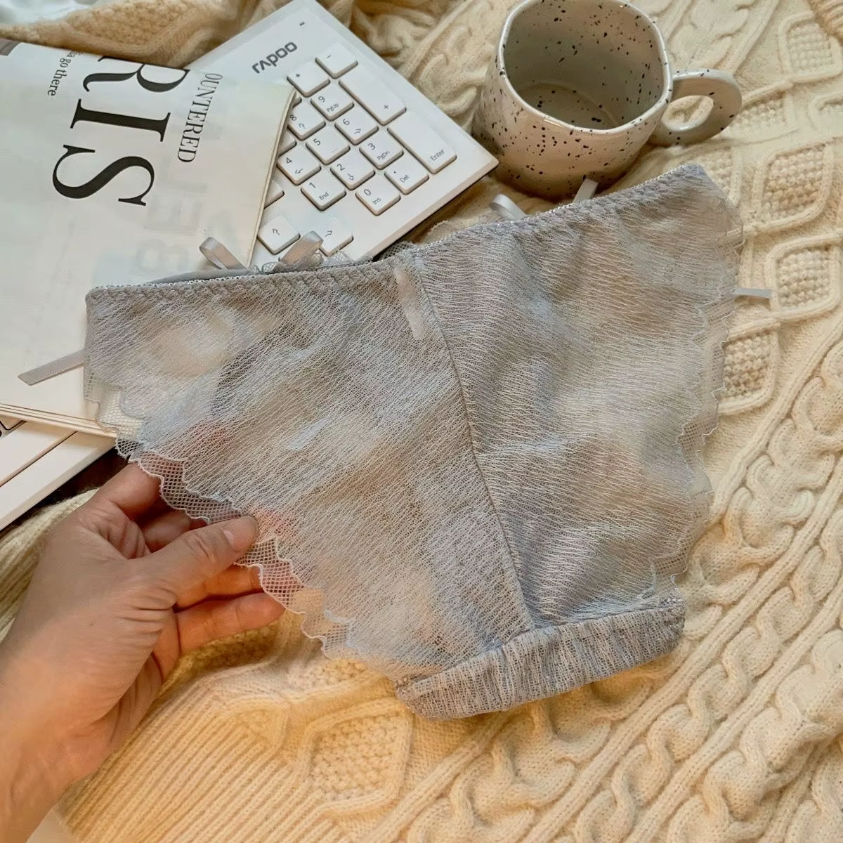 Culotte femme sans couture glace soie sous-vêtements sexy femmes dames slips respirants