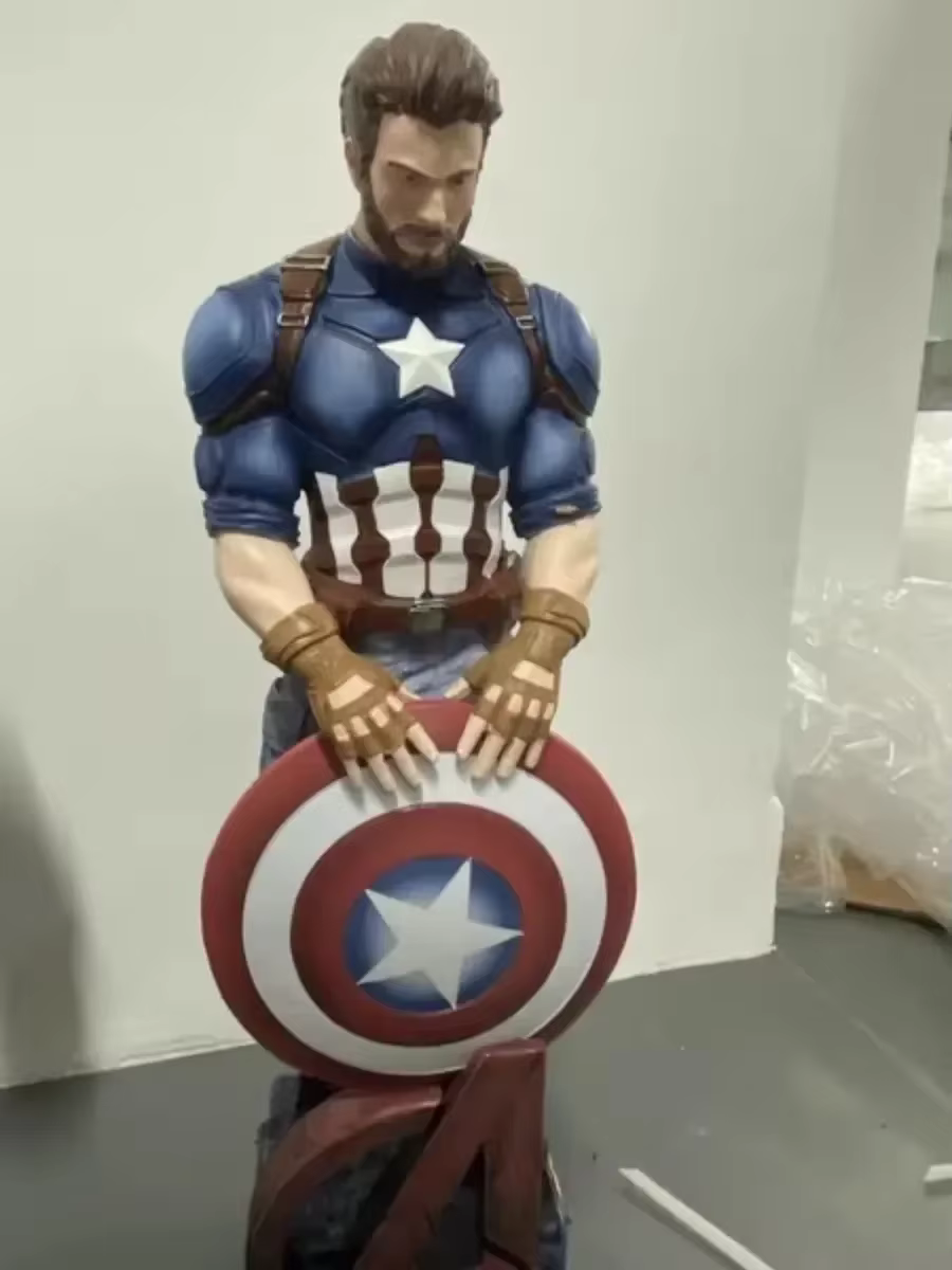 Modèle de collection exquis et réaliste Marvel Anime, services.com America Figureavengers, décoration de bureau, cadeaux pour garçons, nouveau, 54cm