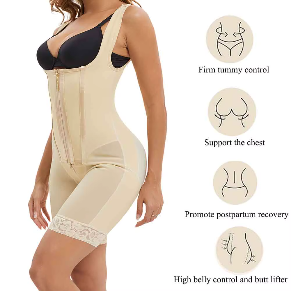 Gaine amincissante colombienne pour femme avec contrôle abdominal