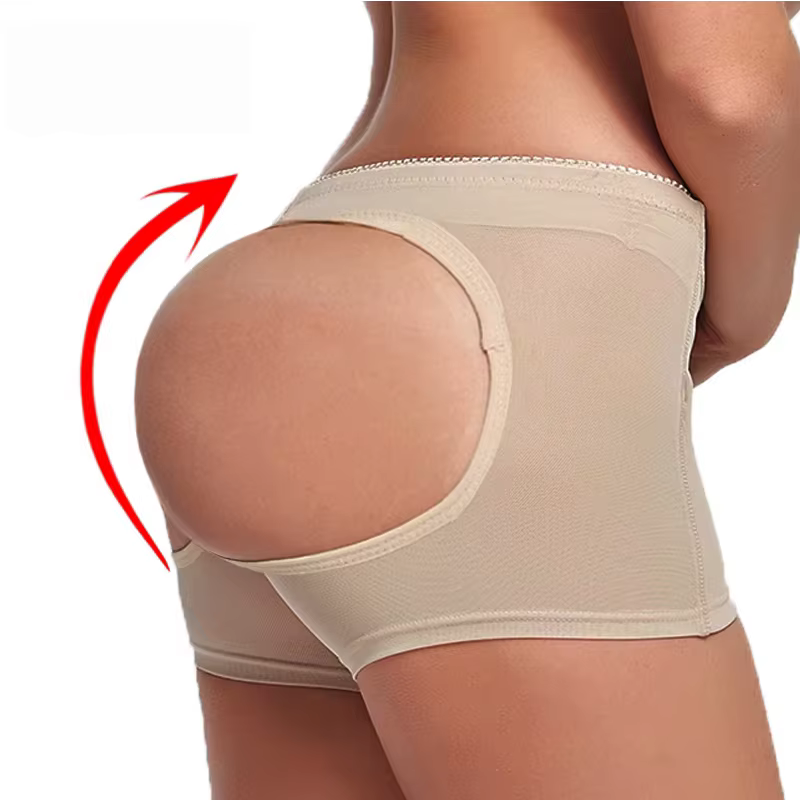 Femmes bout à bout corps Shaper culottes Shorts Booty ascenseur sous-vêtements slips Sexy cul Push Up culotte fesse ouvert hanche butin Shapewear