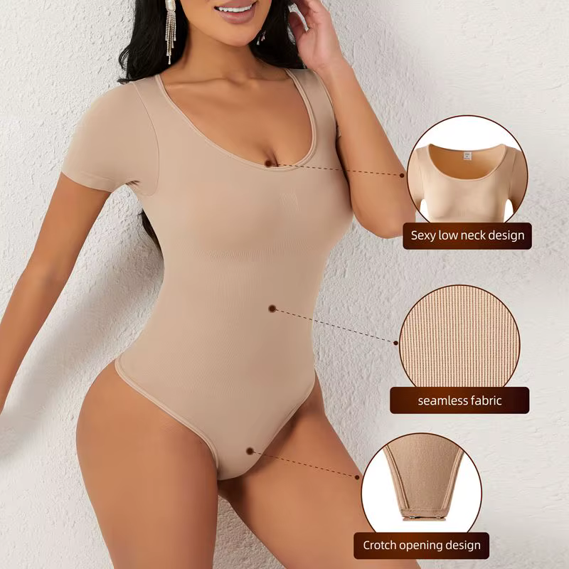 Body gainant sculptant pour femme