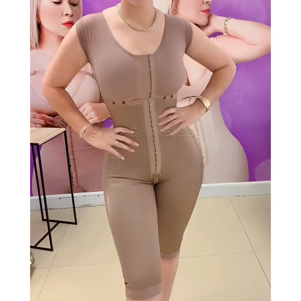 Fajas colombiennes sablier Shaper Body minceur Shapewear ventre contrôle Corset taille formateur corps complet sans manches pour les femmes