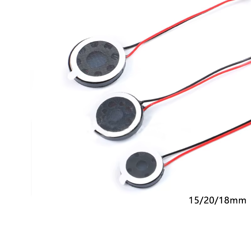 Haut-parleur rond 8 Ohm 1W, petit haut-parleur audio pour téléphone portable, 15mm, 18mm, 20mm