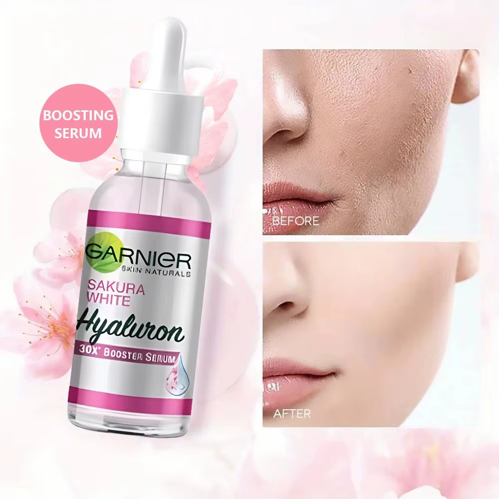 GARN Nier rose sérum Sakura lueur 30x rehausseur hyaluronique sérum hydratant raffermissant peau ridules peau soin du visage sérum