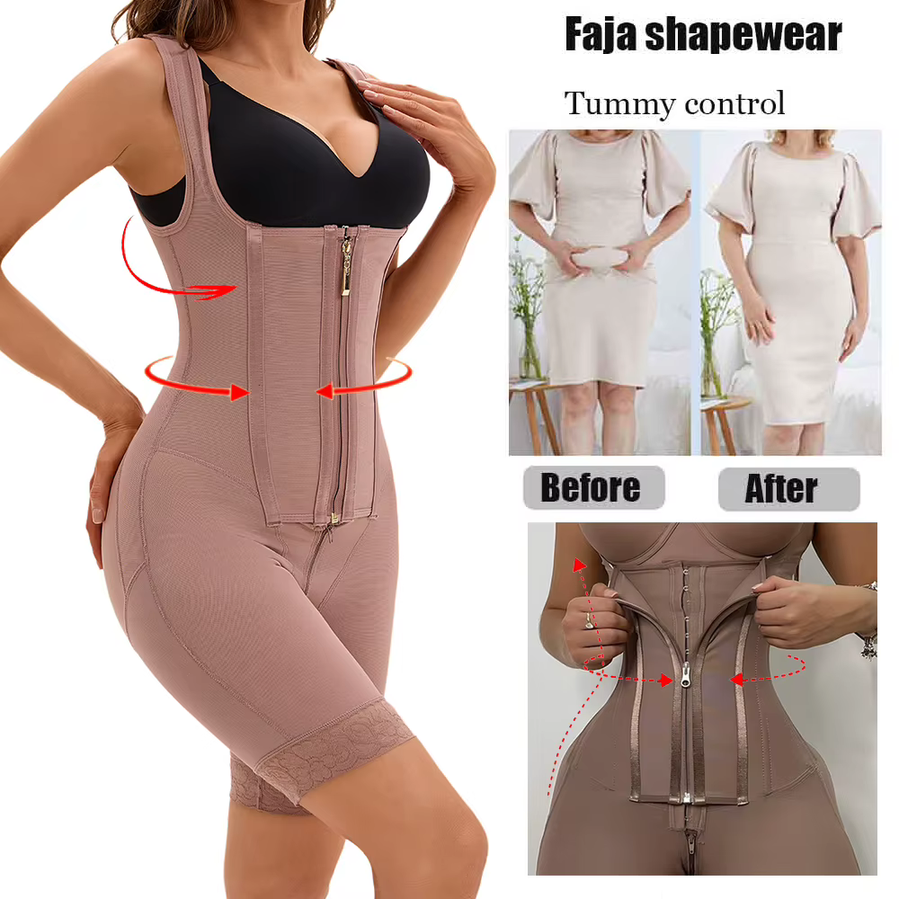 Gaine amincissante colombienne pour femme avec contrôle abdominal