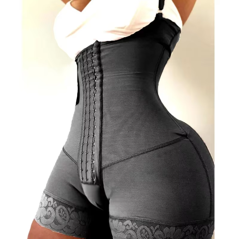 Corps complet Shaper Fajas Colombianas ceinture haute Compression Shapewear minceur gaine ventre contrôle culotte