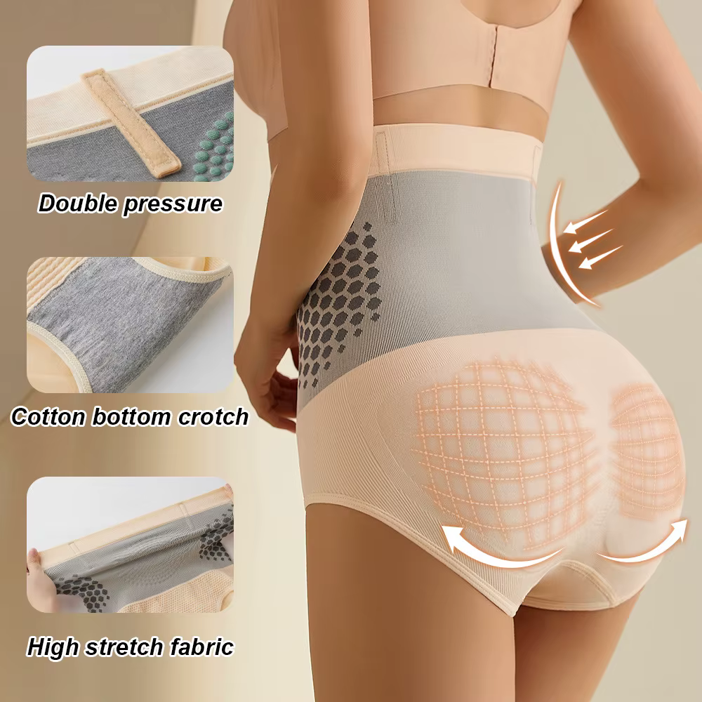 Culotte gainante taille haute sans couture pour femme