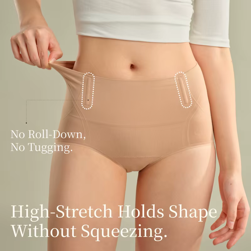 SUJIIN femmes taille moyenne culotte haute élasticité confortable doux pour la peau
